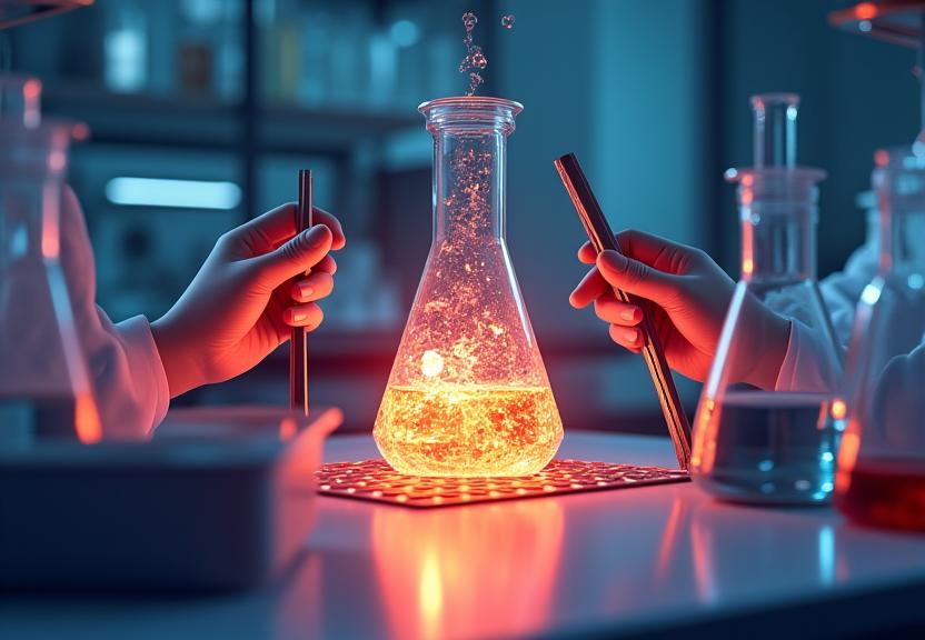 Experimento químico virtual seguro sin riesgos